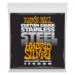 Струны для электрогитары ERNIE BALL 2247 Stainless Steel Slinky Hybrid 9-46