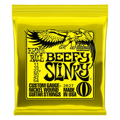 Струны для электрогитары ERNIE BALL 2627 Nickel Wound Slinky Beefy 11-54 Струны для электрогитары ERNIE BALL 2627 Nickel Wound Slinky Beefy 11-54