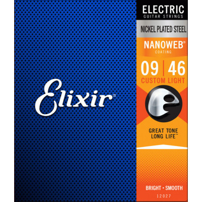 Струны для электрогитары ELIXIR 12027 Струны для электрогитары ELIXIR 12027