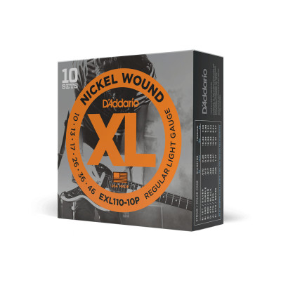 Струны для электрогитары D'ADDARIO EXL110 10P