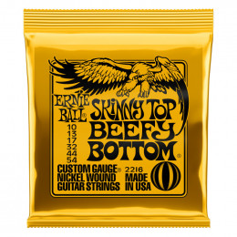 Струны для электрогитары ERNIE BALL 2216 Nickel Wound Slinky Skinny Top Beefy Bottom 10-54 Струны для электрогитары ERNIE BALL 2216 Nickel Wound Slinky Skinny Top Beefy Bottom 10-54