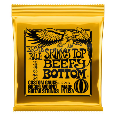 Струны для электрогитары ERNIE BALL 2216 Nickel Wound Slinky Skinny Top Beefy Bottom 10-54 Струны для электрогитары ERNIE BALL 2216 Nickel Wound Slinky Skinny Top Beefy Bottom 10-54