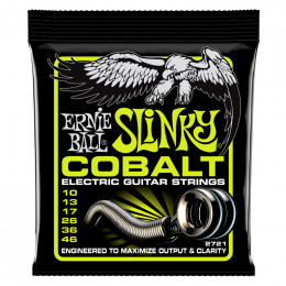 Струны для электрогитары ERNIE BALL 2721 Cobalt Slinky Regular 10-46