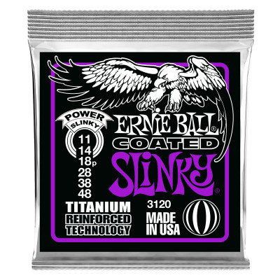 Струны для электрогитары ERNIE BALL 3120 RPS Coated Titanium Slinky Power 11-48 Струны для электрогитары ERNIE BALL 3120 RPS Coated Titanium Slinky Power 11-48