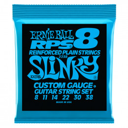 Струны для электрогитары ERNIE BALL 2238 RPS Nickel Wound Slinky Extra 8-38 Струны для электрогитары ERNIE BALL 2238 RPS Nickel Wound Slinky Extra 8-38