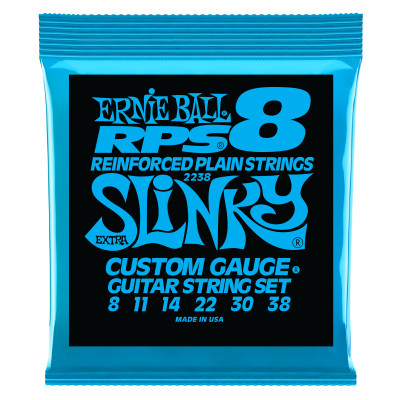 Струны для электрогитары ERNIE BALL 2238 RPS Nickel Wound Slinky Extra 8-38 Струны для электрогитары ERNIE BALL 2238 RPS Nickel Wound Slinky Extra 8-38