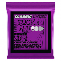 Струны для электрогитары ERNIE BALL 2250 Classic Rock n Roll Pure Nickel Slinky Power 11-48