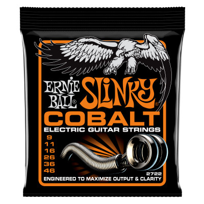 Струны для электрогитары ERNIE BALL 2722 Cobalt Slinky Hybrid 9-46 Струны для электрогитары ERNIE BALL 2722 Cobalt Slinky Hybrid 9-46