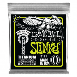 Струны для электрогитары ERNIE BALL 3121 RPS Coated Titanium Slinky Regular 10-46 Струны для электрогитары ERNIE BALL 3121 RPS Coated Titanium Slinky Regular 10-46
