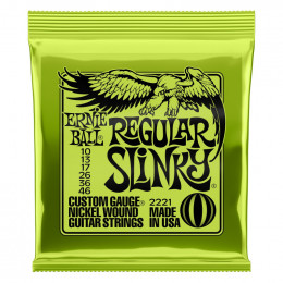 Струны для электрогитары ERNIE BALL 2221 Nickel Wound Slinky Regular 10-46 Струны для электрогитары ERNIE BALL 2221 Nickel Wound Slinky Regular 10-46