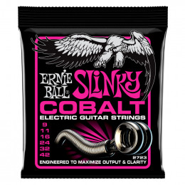 Струны для электрогитары ERNIE BALL 2723 Cobalt Slinky Super 9-42