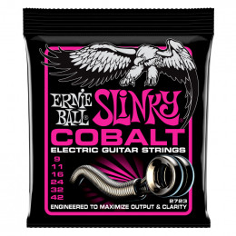Струны для электрогитары ERNIE BALL 2723 Cobalt Slinky Super 9-42 Струны для электрогитары ERNIE BALL 2723 Cobalt Slinky Super 9-42