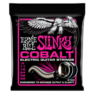 Струны для электрогитары ERNIE BALL 2723 Cobalt Slinky Super 9-42 Струны для электрогитары ERNIE BALL 2723 Cobalt Slinky Super 9-42