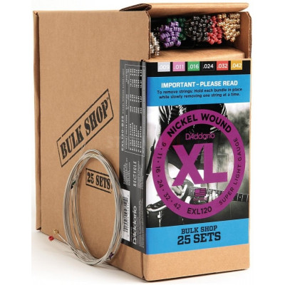 Струны для электрогитары D'ADDARIO EXL125 -B25