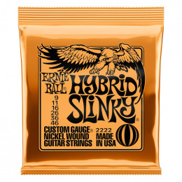 Струны для электрогитары ERNIE BALL 2222 Nickel Wound Slinky Hybrid 9-46 Струны для электрогитары ERNIE BALL 2222 Nickel Wound Slinky Hybrid 9-46