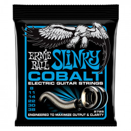 Струны для электрогитары ERNIE BALL 2725 Cobalt Slinky Extra 8-38 Струны для электрогитары ERNIE BALL 2725 Cobalt Slinky Extra 8-38