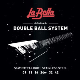 Струны для электрогитары headless LA BELLA S942