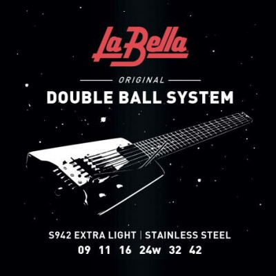 Струны для электрогитары headless LA BELLA S942 Струны для электрогитары headless LA BELLA S942