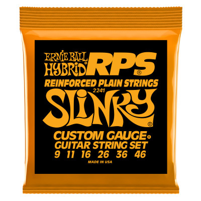 Струны для электрогитары ERNIE BALL 2241 RPS Nickel Wound Slinky Hybrid 9-46 Струны для электрогитары ERNIE BALL 2241 RPS Nickel Wound Slinky Hybrid 9-46