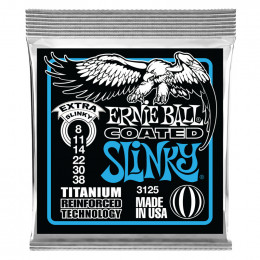 Струны для электрогитары ERNIE BALL 3125 RPS Coated Titanium Slinky Extra 8-38 Струны для электрогитары ERNIE BALL 3125 RPS Coated Titanium Slinky Extra 8-38