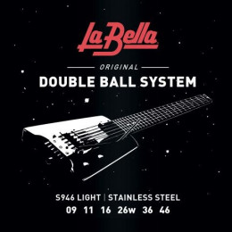 Струны для электрогитары headless LA BELLA S946