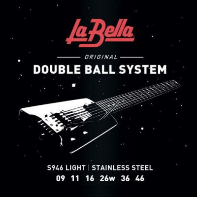 Струны для электрогитары headless LA BELLA S946 Струны для электрогитары headless LA BELLA S946