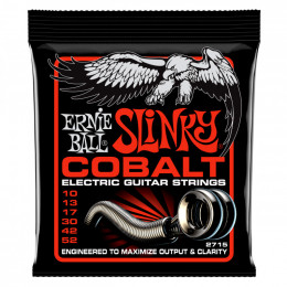 Струны для электрогитары ERNIE BALL 2715 Cobalt Slinky Skinny Top Heavy Bottom 10-52 Струны для электрогитары ERNIE BALL 2715 Cobalt Slinky Skinny Top Heavy Bottom 10-52