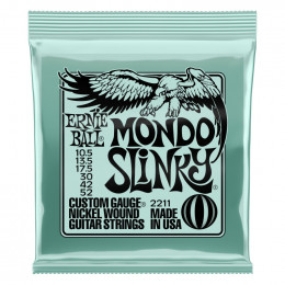 Струны для электрогитары ERNIE BALL 2211 Nickel Wound Slinky Mondo 10.5-52 Струны для электрогитары ERNIE BALL 2211 Nickel Wound Slinky Mondo 10.5-52