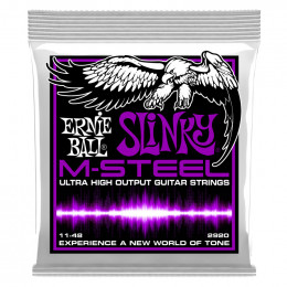 Струны для электрогитары ERNIE BALL 2920 M-Steel Slinky Power 11-48 Струны для электрогитары ERNIE BALL 2920 M-Steel Slinky Power 11-48
