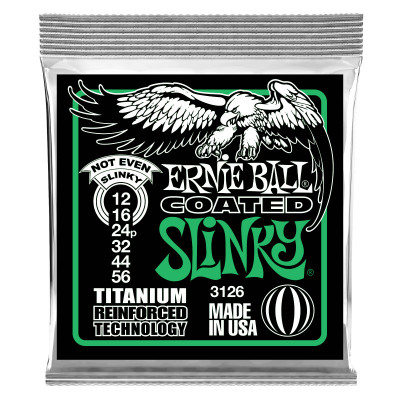 Струны для электрогитары ERNIE BALL 3126 RPS Coated Titanium Slinky Not Even 12-56 Струны для электрогитары ERNIE BALL 3126 RPS Coated Titanium Slinky Not Even 12-56