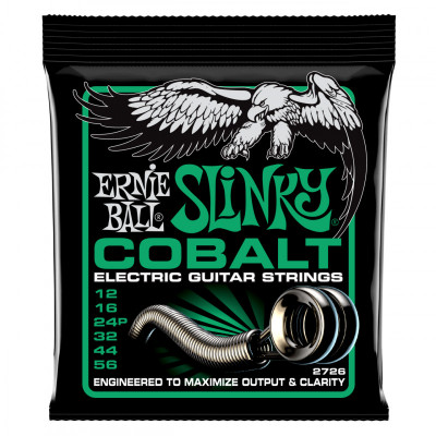 Струны для электрогитары ERNIE BALL 2726 Cobalt Slinky Not Even 12-56 Струны для электрогитары ERNIE BALL 2726 Cobalt Slinky Not Even 12-56
