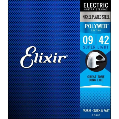 Струны для электрогитары ELIXIR 12000 Струны для электрогитары ELIXIR 12000