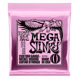 Струны для электрогитары ERNIE BALL 2213 Nickel Wound Slinky Mega 10.5-48 Струны для электрогитары ERNIE BALL 2213 Nickel Wound Slinky Mega 10.5-48