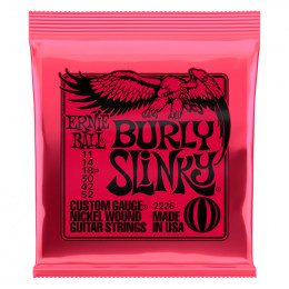 Струны для электрогитары ERNIE BALL 2226 Nickel Wound Slinky Burly 11-52 Струны для электрогитары ERNIE BALL 2226 Nickel Wound Slinky Burly 11-52