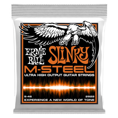Струны для электрогитары ERNIE BALL 2922 M-Steel Slinky Hybrid 9-46 Струны для электрогитары ERNIE BALL 2922 M-Steel Slinky Hybrid 9-46