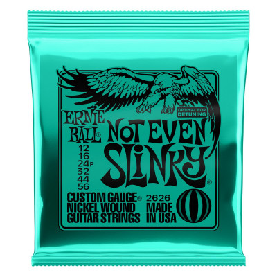 Струны для электрогитары ERNIE BALL 2626 Nickel Wound Slinky Not Even 12-56 Струны для электрогитары ERNIE BALL 2626 Nickel Wound Slinky Not Even 12-56