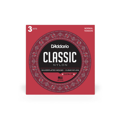 Струны для классической гитары D'ADDARIO EJ27 N-3D Струны для классической гитары D'ADDARIO EJ27 N-3D