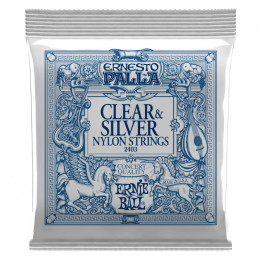Струны для классической гитары ERNIE BALL 2403 Ernesto Palla Clear&Silver Nylon Medium 28-42
