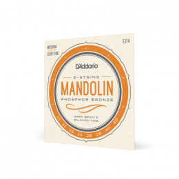 Струны для мандолины D'ADDARIO EJ74 Струны для мандолины D'ADDARIO EJ74