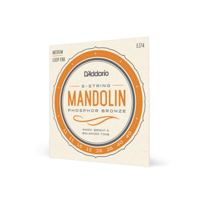 Струны для мандолины D'ADDARIO EJ74 Струны для мандолины D'ADDARIO EJ74