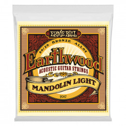 Струны для мандолины ERNIE BALL 2067 Earthwood 80/20 Bronze Light 9-34 Струны для мандолины ERNIE BALL 2067 Earthwood 80/20 Bronze Light 9-34