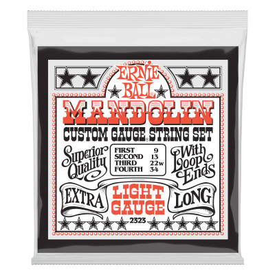 Струны для мандолины ERNIE BALL 2323 Stainless Steel Medium 9-34 Струны для мандолины ERNIE BALL 2323 Stainless Steel Medium 9-34