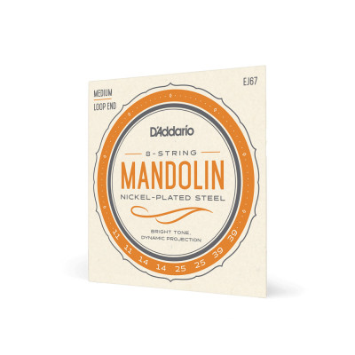 Струны для мандолины D'ADDARIO EJ67 Струны для мандолины D'ADDARIO EJ67