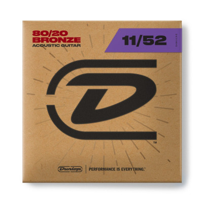 DUNLOP AG-BRS 11/52-6/SET - комплект струн для ак гитары, бронза 11-52 DUNLOP AG-BRS 11/52-6/SET - комплект струн для ак гитары, бронза 11-52