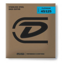 DUNLOP BASS FLATWND LG SCALE 45/125-5/SET комплект струн для бас-гитары,... DUNLOP BASS FLATWND LG SCALE 45/125-5/SET комплект струн для бас-гитары,...
