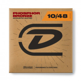 DUNLOP AG-PHB 10/48-6/SET - комплект струн для ак гитары, фосф-бронза 10-48 DUNLOP AG-PHB 10/48-6/SET - комплект струн для ак гитары, фосф-бронза 10-48