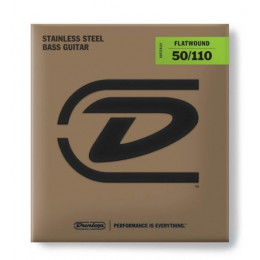 DUNLOP BASS FLATWND LG SCALE 50/110-4/SET комплект струн для бас-гитары,... DUNLOP BASS FLATWND LG SCALE 50/110-4/SET комплект струн для бас-гитары,...