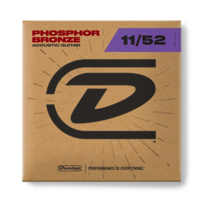 DUNLOP AG-PHB 11/52-6/SET - комплект струн для ак гитары, фосф-бронза 11-52 DUNLOP AG-PHB 11/52-6/SET - комплект струн для ак гитары, фосф-бронза 11-52