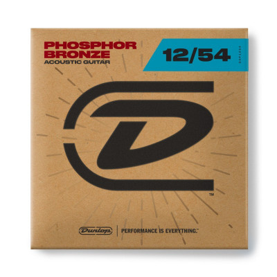 DUNLOP AG-PHB 12/54-6/SET - комплект струн для ак гитары, фосф-бронза 12-54 DUNLOP AG-PHB 12/54-6/SET - комплект струн для ак гитары, фосф-бронза 12-54