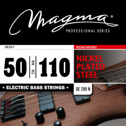 Magma Strings BE200N - Струны для бас-гитары 50-110, Серия: Nickel Plated Steel, Калибр: 50-70-90-110, Обмотка: круглая, никелированая сталь, Натяжени Magma Strings BE200N - Струны для бас-гитары 50-110, Серия: Nickel Plated Steel, Калибр: 50-70-90-110, Обмотка: круглая, никелированая сталь, Натяжени